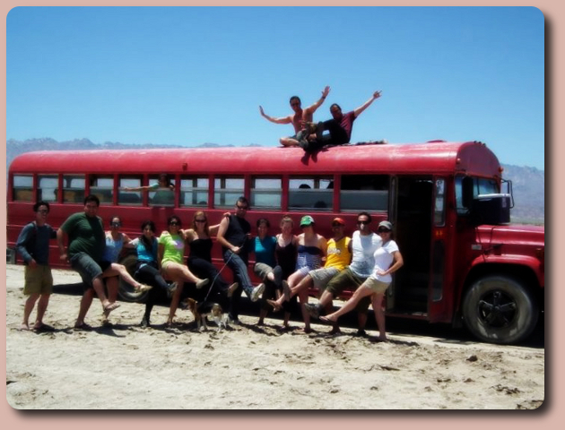 Dance Line in the Desert