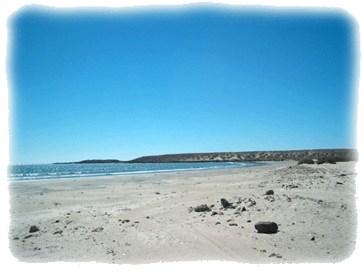 Deserted beach