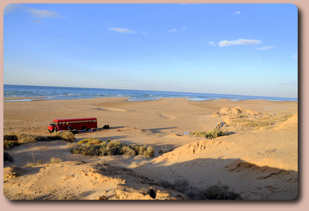 Gus at the camping beach in El Golfo