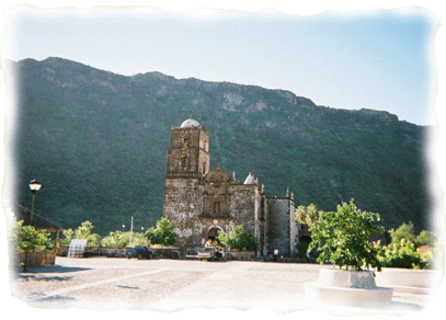 Mission church in Baja