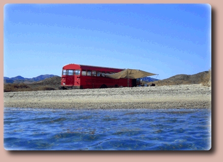 Gus the Bus on the Beach