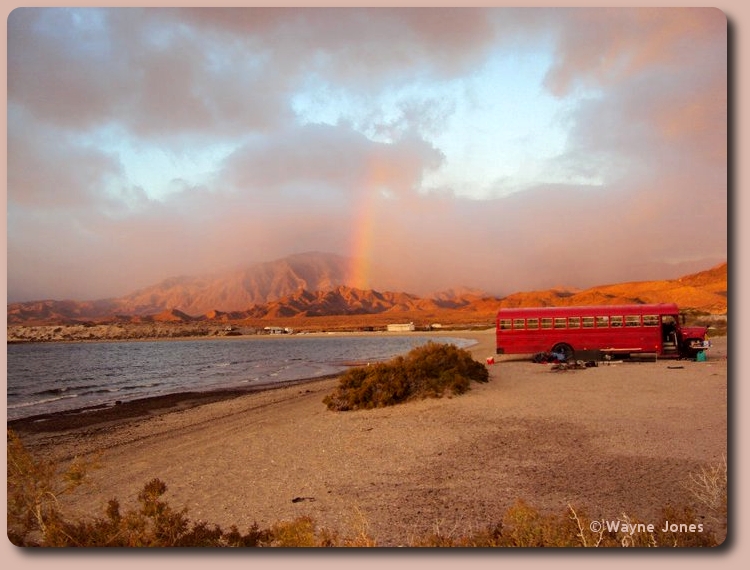 Rainbow at Bahia de los Angeles